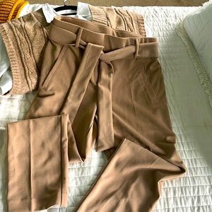 Jules and Leopold belted ankle pants. Size cams
